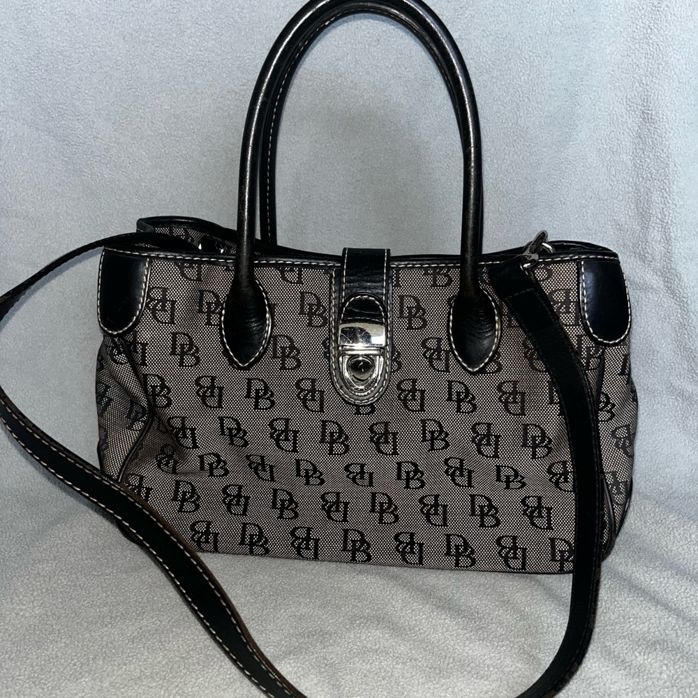 Dooney & Bourke Signature Db Logo Double Long Han… - image 3
